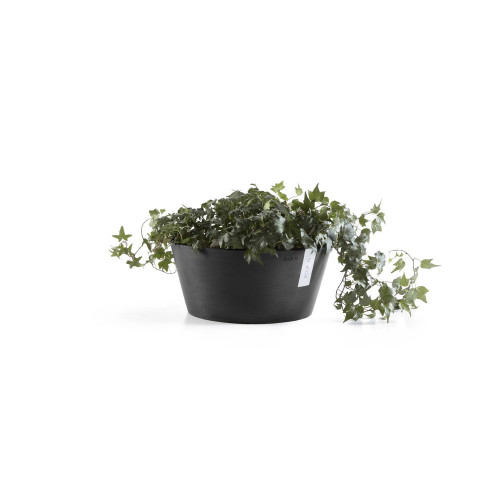 Pot Rond Frankfurt 30 Gris Foncé - Ø 30,5 x H. 15 cm - 8 L - ECOPOTS