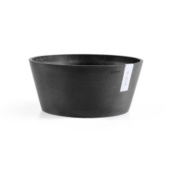 Pot Rond Frankfurt 30 Gris Foncé - Ø 30,5 x H. 15 cm - 8 L - ECOPOTS