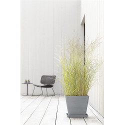 Pot Carré Rotterdam 40 Bleu Gris - 40 x 40 x H. 35 cm - 37,6 L - ECOPOTS