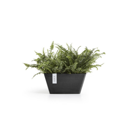 Pot Carré Berlin 30 Gris Foncé - 31 x 31 x H. 15,5 cm - 10 L - ECOPOTS