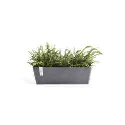 Pot Rectangulaire Bruges 45 Gris - 45 x 17 x H. 17 cm - 9,7 L - ECOPOTS