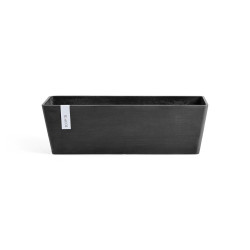 Pot Rectangulaire Bruges 65 New Gris Foncé - 65 x 17 x H. 17 cm - 13,5 L - ECOPOTS