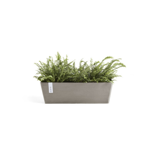 Pot Rectangulaire Bruges 65 New Taupe - 65 x 17 x H. 17 cm - 13,5 L - ECOPOTS