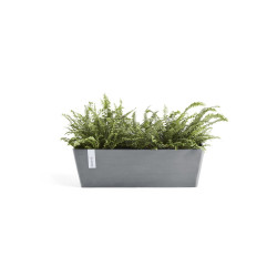 Pot Rectangulaire Bruges 45 Bleu Gris - 45 x 17 x H. 17 cm - 9,7 L - ECOPOTS