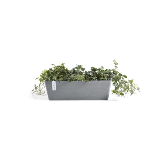 Pot Rectangulaire Bruges 65 New Bleu Gris - 65 x 17 x H. 17 cm - 13,5 L - ECOPOTS