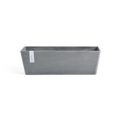 Pot Rectangulaire Bruges 65 New Bleu Gris - 65 x 17 x H. 17 cm - 13,5 L - ECOPOTS