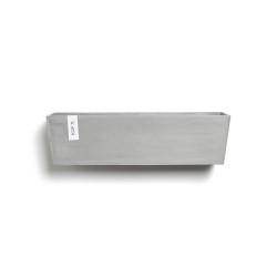 Pot suspension mural Manhattan Wall L Blanc Gris - 55 x 17,2 x H. 15 cm - 9,2 L