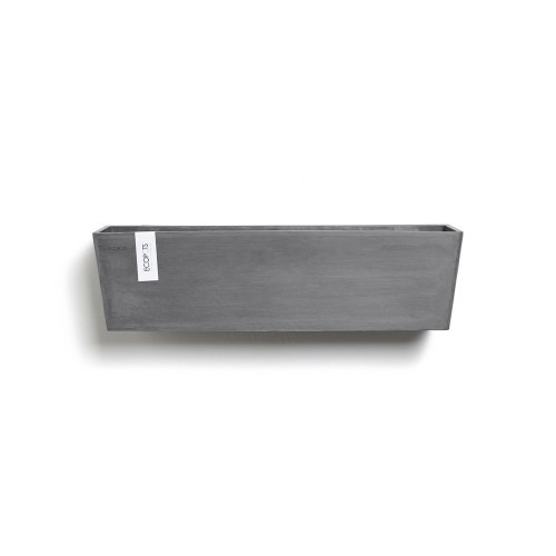 Pot suspension mural Manhattan Wall L Gris - 55 x 17,2 x H. 15 cm - 9,2 L - ECOPOTS