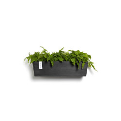 Pot suspension mural Manhattan Wall L Gris Foncé - 55 x 17,2 x H. 15 cm - 9,2 L - ECOPOTS