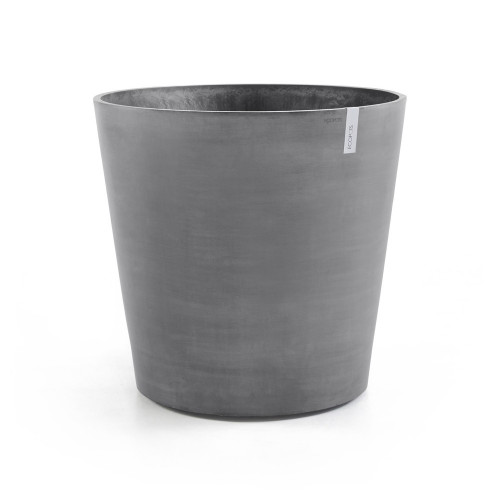 Grand pot sur roues Amsterdam 60 Gris - Ø 60 x H. 56 cm - 100 L - ECOPOTS