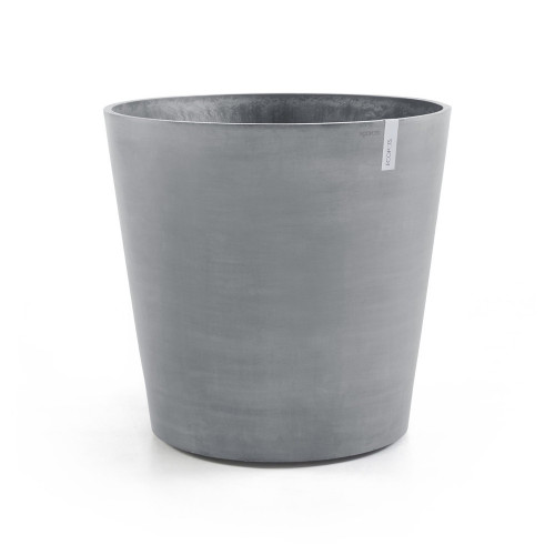 Grand pot sur roues Amsterdam 80 Bleu Gris - Ø 80 x H. 75 cm - 300 L - ECOPOTS