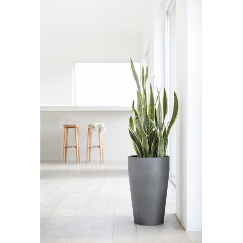 Pot Haut Sankara 75 Gris - Ø 45 x H. 75 cm - 78 L - ECOPOTS