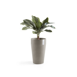 Pot Haut Sankara 55 Taupe - Ø 35 x H. 55 cm - 36 L - ECOPOTS