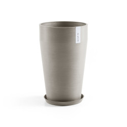 Pot Haut Sankara 55 Taupe - Ø 35 x H. 55 cm - 36 L - ECOPOTS