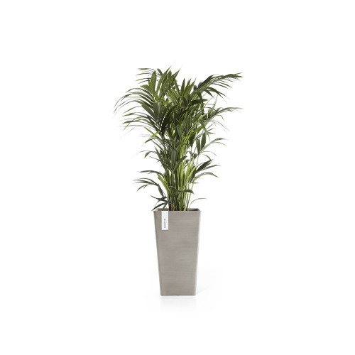 Pot Haut Rotterdam 56 Taupe - 31 x 31 x H. 56 cm - 36,2 L - ECOPOTS