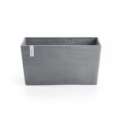 Jardinière Paris 60 Bleu Gris - 60 x 26 x H. 40 cm - 46,7 L - ECOPOTS