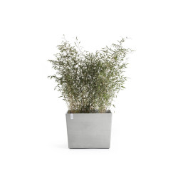 Jardinière sur roues Paris 85 Blanc Gris - 85 x 40 x H. 65 cm - 152 L - ECOPOTS