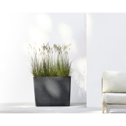 Jardinière sur roues Paris 85 Gris Foncé - 85 x 40 x H. 65 cm - 152 L - ECOPOTS