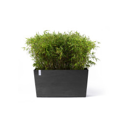 Jardinière sur roues Paris 100 Gris Foncé - 100 x 40 x H. 50 cm - 137 L de marque ECOPOTS, référence: J7949700