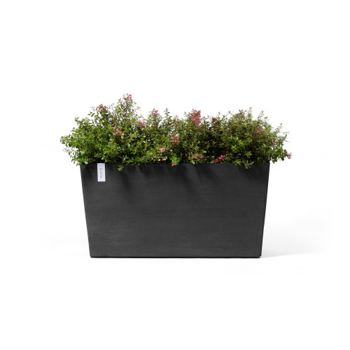 Jardinière sur roues Paris 100 Gris Foncé - 100 x 40 x H. 50 cm - 137 L - ECOPOTS