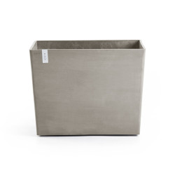 Jardinière sur roues Paris 85 Taupe - 85 x 40 x H. 65 cm - 152 L - ECOPOTS