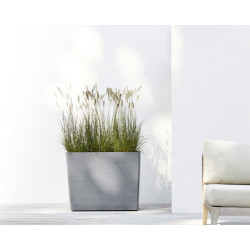 Jardinière sur roues Paris 85 Bleu Gris - 85 x 40 x H. 65 cm - 152 L - ECOPOTS