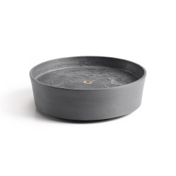 Support à roulettes Wheels 30 Gris - Ø 28,7 x H. 8,3 cm - ECOPOTS