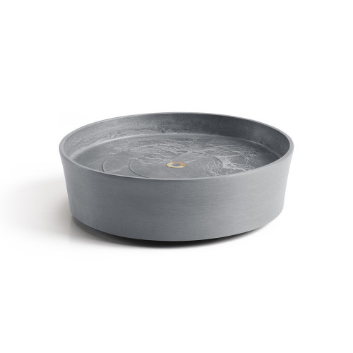 Support à roulettes Wheels 30 Bleu Gris - Ø 28,7 x H. 8,3 cm - ECOPOTS