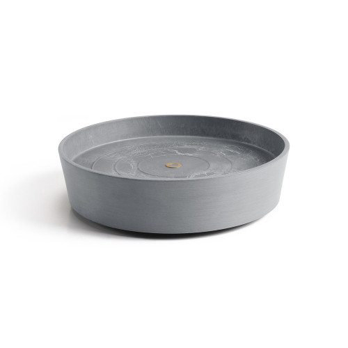 Support à roulettes Wheels 40 Bleu Gris - Ø 34,1 x H. 9 cm - ECOPOTS