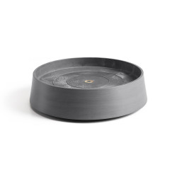 Support à roulettes Wheels Oslo 35 Gris - Ø 32,2 x H. 8,5 cm de marque ECOPOTS, référence: J7951900