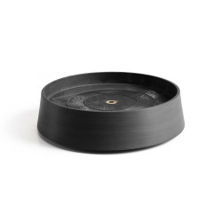 Support à roulettes Wheels Oslo 35 Gris Foncé - Ø 32,2 x H. 8,5 cm de marque ECOPOTS, référence: J7952000