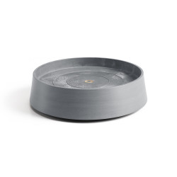 Support à roulettes Wheels Oslo 35 Bleu Gris - Ø 32,2 x H. 8,5 cm de marque ECOPOTS, référence: J7952200