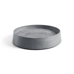 Support à roulettes Wheels Oslo 55 Bleu Gris - Ø 50 x H. 10,5 cm - ECOPOTS