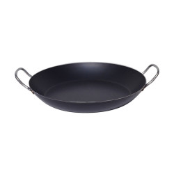 Plat à cuisson de paella en acier, Diam.20 cm de marque LE MARQUIER, référence: J7963600