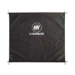 Rideau universel pour chariot et dessertes en polyester noir de marque LE MARQUIER, référence: J7963900