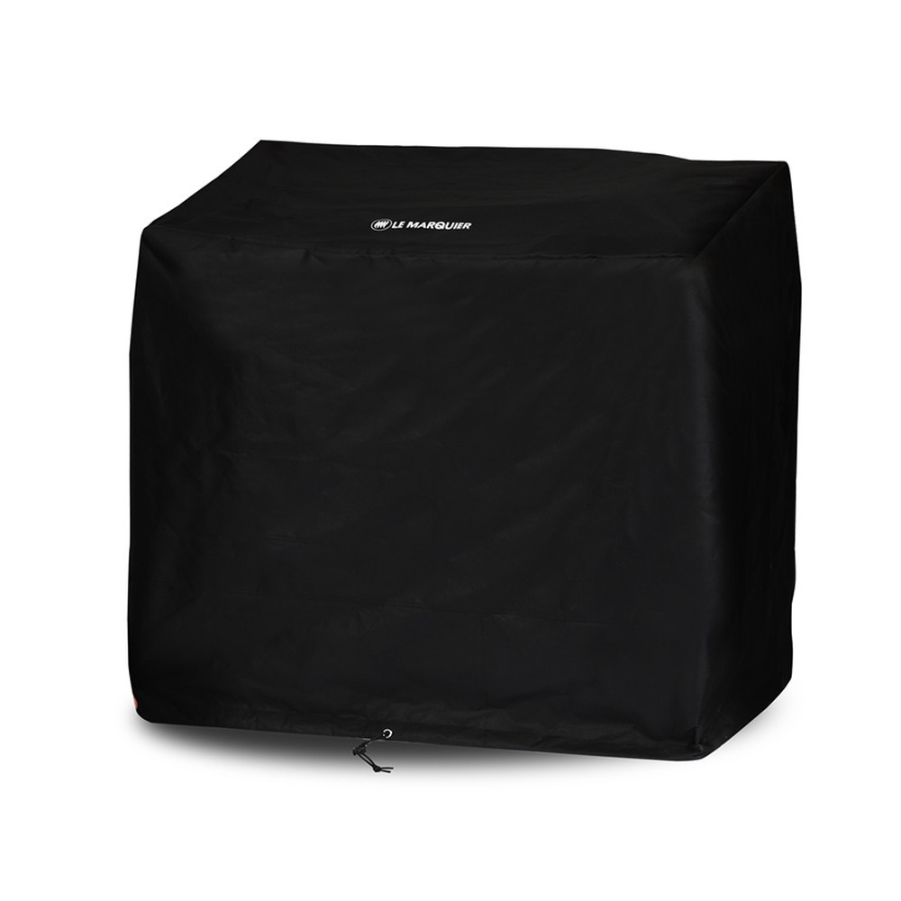 Housse pour plancha 60 cm sur chariot ou desserte avec tablettes 100 à 120 cm