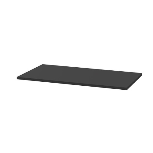 Etagere Interieur noire en acier pour meubles de cuisine - 76 x 50,6 x 1,7 cm - LE MARQUIER