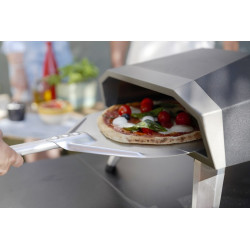 Four à pizza Duo 12 pouce à gaz avec brûleur en inox - LE MARQUIER