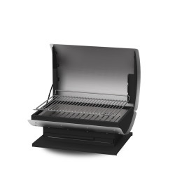 Barbecue Français Duo à charbon 60 cm, grille en inox avec couvercle de marque LE MARQUIER, référence: J7967100