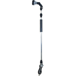 Canne télescopique rapide, grand modèle 90 à 150 cm, tête orientable, 8 types de jet de marque BOUTTE, référence: J7979700