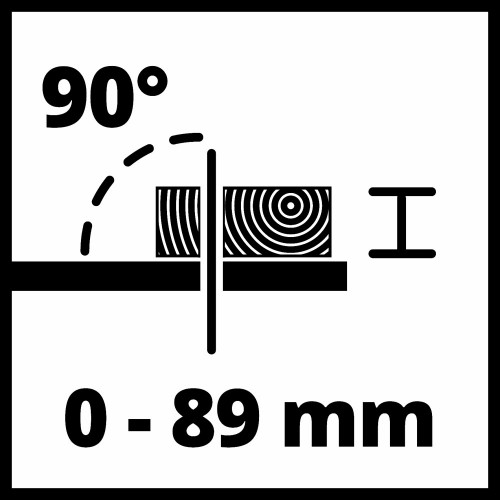 Table de sciage TE-TS 254 T - 540 x 505 mm - 2000 W - pièces jusqu'à 660 mm - EINHELL 