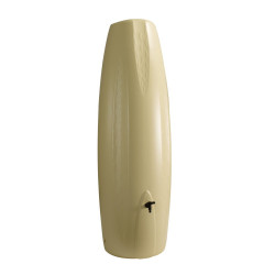 Récupérateur à eau Fluide 350L beige - couvercle, robinet et kit chéneau de marque Belli, référence: J7989200