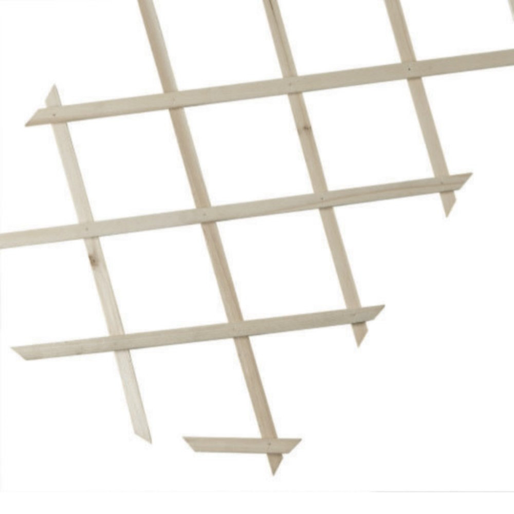 Treillis en bois FSC extensible TRELLIWOOD - 1 x 2 m - Naturel