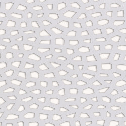 Panneau design décoratif en PP MOSAÏC 1 x 2 m - Blanc - NORTENE 