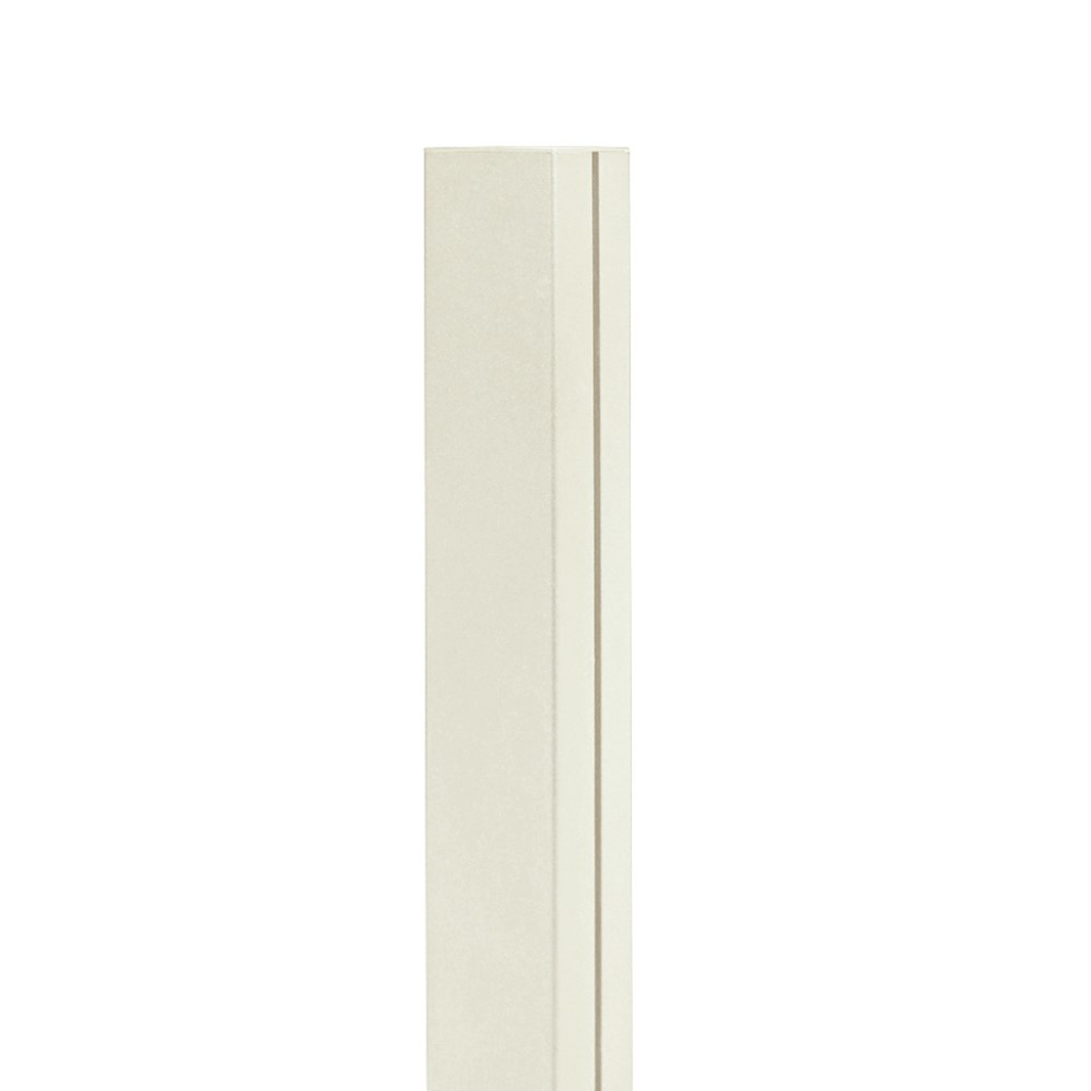 Poteau ALUPOST pour panneaux décoratifs - 1,15 m - aluminium - blanc