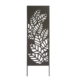 Trellis métal décoratif à planter ATHEA - 0,33 x 1,20 m - Brun de marque NORTENE , référence: J7998500