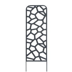 Trellis métal décoratif à planter STONE - 0,33 x 1,20 m - Ardoise de marque NORTENE , référence: J7998700