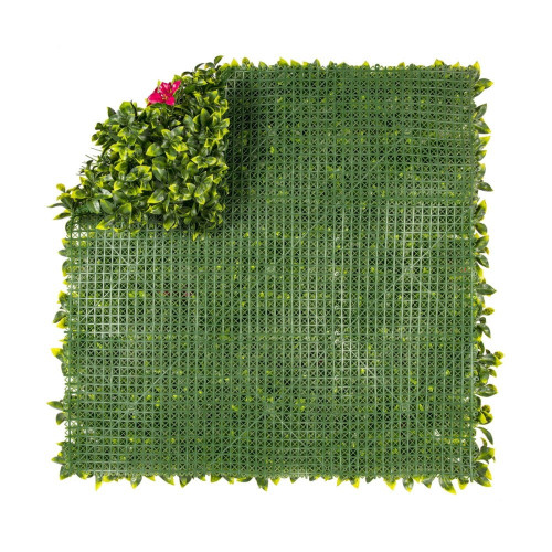 Panneau décoratif de feuillage bougainvillier synthétique VILLA - 1x1m - Vert - NORTENE 