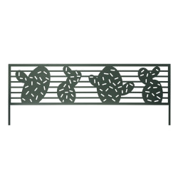 Bordure métal décoratif à planter CACTUS - 0,40 x 1 m - Bleu/vert de marque NORTENE , référence: J7999000