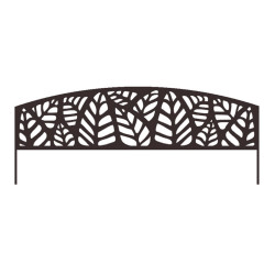 Bordure métal décoratif à planter ATHEA - 0,40 x 1m - Brun de marque NORTENE , référence: J7999100